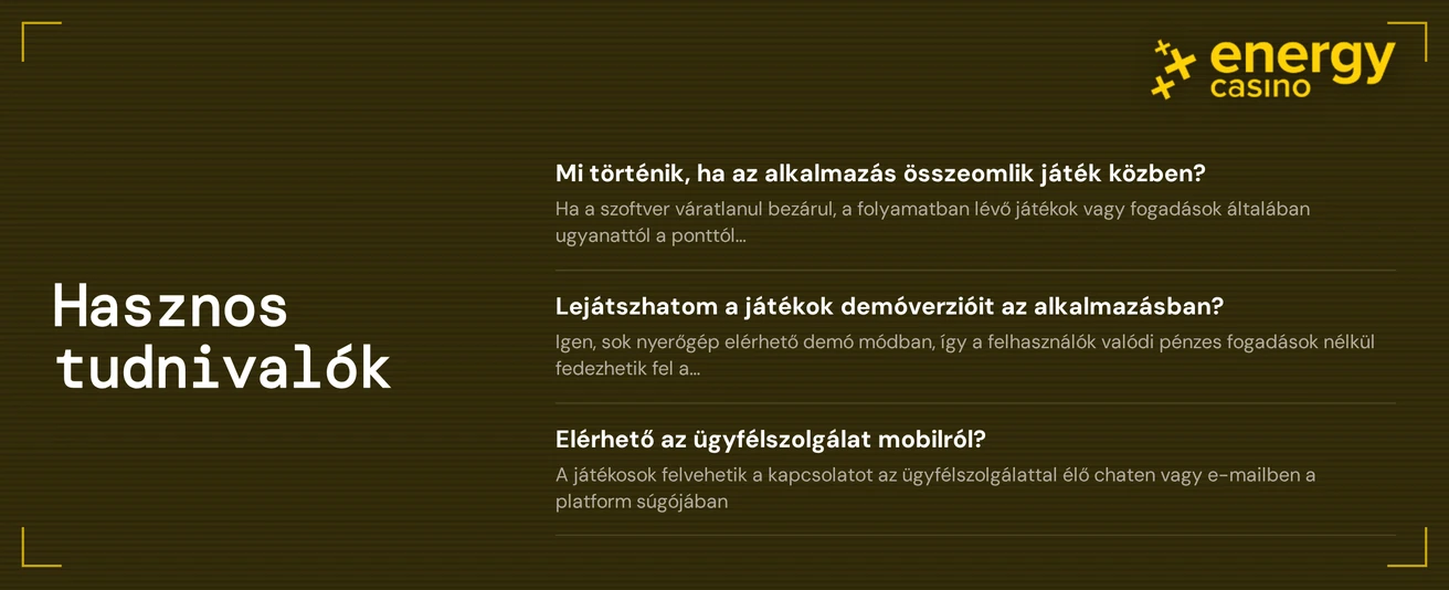 Nézd át mobilos GYIK válaszokat